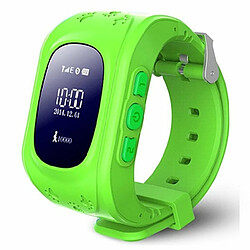 Montre Intelligente Pour Enfants Montre Numérique Pour Filles Et Garçons Avec Bouton Sos Anti-Perte Gps Tracker Smartwatch Vert