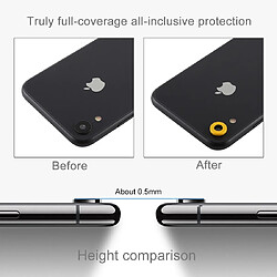 Acheter Wewoo Couvercle de bague de protection d'objectif d'appareil photo arrière avec broche d'éjection pour iPhone XR jaune