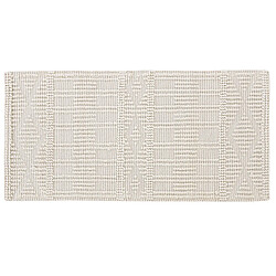 Beliani Tapis de laine beige clair 80 x 150 cm LAPSEKI