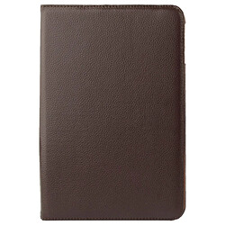 Wewoo Housse Étui marron pour Samsung Galaxy Tab 4 10.1 / SM-T530 / T531 360 degrés Rotatif Litchi Texture en cuir avec support de visualisation 2-angle