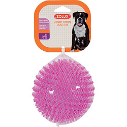 Avis ZOLUX Jouet pour chien balle avec picots Pop 13 cm framboise.