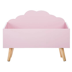 Atmosphera, Createur D'Interieur Coffre de rangement enfant Nuage - Longueur 58 cm - Rose