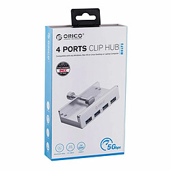 Avis Hub USB Orico ALL-USB3-HUB-4-CLIP Argenté