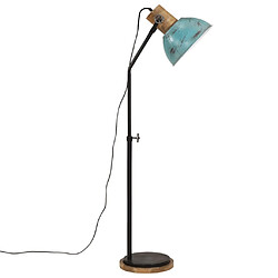 Avis vidaXL Lampadaire 25 W bleu délavé 30x30x100-150 cm E27