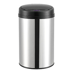 Poubelle à Capteur Acier Inox 30 Litres Argenté [en.casa]