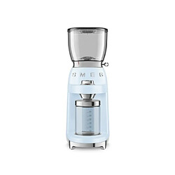 Moulin à café 350g 150w bleu azur - cgf01pbeu - SMEG pas cher