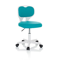 Chaise pivotante pour des enfants KIDDY TOP W Bleu hjh OFFICE pas cher