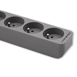 Power strip 5 sockets, 1.8m, Grey pas cher