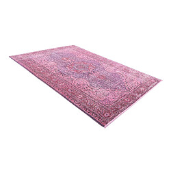 Avis Vidal Tapis de laine 269x165 Violet Ultra Vintage