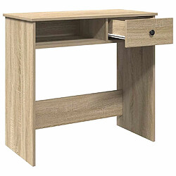 Avis vidaXL Bureau Chêne Sonoma 80x40x75 cm Aggloméré