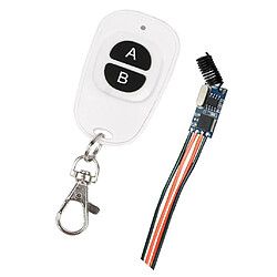 Avis 12V 433Mhz Micro Récepteur avec Télécommande Interrupteur Alimentation 2 touches