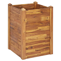 vidaXL Lit surélevé de jardin 60x60x84 cm Bois massif d'acacia