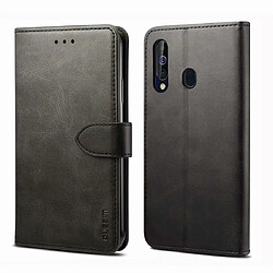 Wewoo Housse Coque Pour Galaxy A60 GUSSIM Business Style Étui en cuir à rabat horizontal avec support et fentes cartes et portefeuille noir