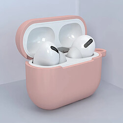 Coque en silicone avec mousqueton rose pour votre Apple AirPods Pro 4