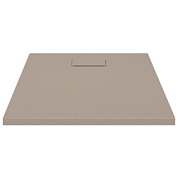 Avis vidaXL Receveur de douche SMC Marron 90x70 cm