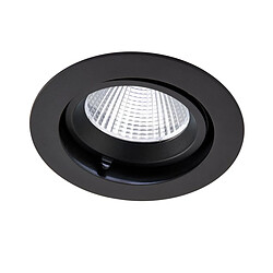 Avis Saxby Downlight Encastrable Rond CCT 30W Peinture Noir Mat