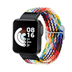 Bracelet en nylon tressé, élastique, couleur arc-en-ciel pour votre Xiaomi Redmi Watch