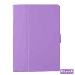 Wewoo Coque Étui en cuir avec rabat horizontal à 360 degrés pour iPad Pro 10.5 pouces (violet)