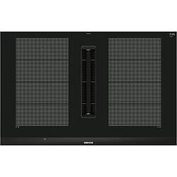 Acheter Table de cuisson aspirante induction 80cm 4 feux 7400w noir - ex875lx67e - SIEMENS