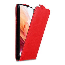 Cadorabo Coque Samsung Galaxy S21 5G Etui en Rouge