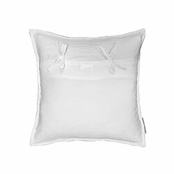 Paris Prix Housse de Coussin Mellow 40x40cm Gris & Blanc