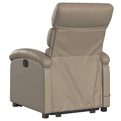 Avis vidaXL Fauteuil inclinable de massage électrique cappuccino similicuir