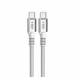 DCU TECNOLOGIC Câble USB-C vers USB-C DCU Blanc 1,5 m