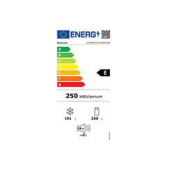 Réfrigérateur combiné 60cm 330l brassé inox - LNT6ME32U2 - ELECTROLUX