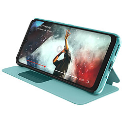 Acheter Wiko Étui pour Wiko Power U30 Smart Folio Easy avec Fonction Stand Vert d'eau