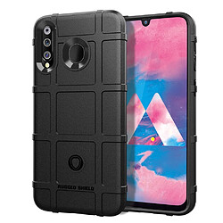 Wewoo Coque Souple Housse en silicone à couverture totale pour de protection antichoc Galaxy M30 Noir