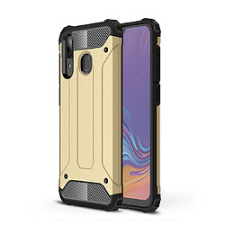 Wewoo Coque Renforcée Étui combiné TPU + PC pour Galaxy A30 or