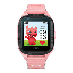 Maxlife Montre connectée WiFi SIM pour enfants avec GPS et Appel vidéo Rose