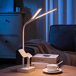 Lampe De Lecture De Bureau LED Home Light Touch Control 3 Couleurs Dimmable USB Blanc pas cher