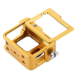 Acheter Wewoo Pour GoPro HERO6 / 5 or Logement Shell CNC alliage d'aluminium Cage de protection avec cadre d'assurance et 52mm UV Lens