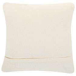 Acheter Beliani Coussin NICAEA Coton 45 x 45 cm Unicolore Macramé Beige