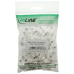 Avis Prise de sertissage InLine® 6P6C RJ12 pour câble plat 100 pcs. pack