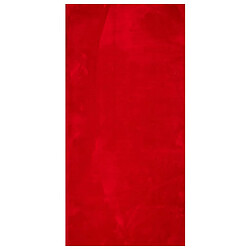 vidaXL Tapis HUARTE à poils courts doux et lavable rouge 100x200 cm