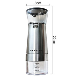 Acheter Universal Moulin à café électrique Portable USB Moulin à café domestique entièrement automatique Petite machine à café Capacité 35G(Argent)