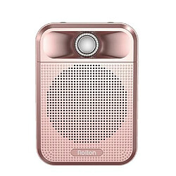 Yonis Microphone Bluetooth Haut-Parleur Rose Gold