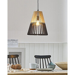 Beliani Lampe suspension CAVALLA Noir