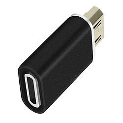 Avizar Adaptateur de charge Lighning femelle vers Micro-USB mâle Format Compact Noir