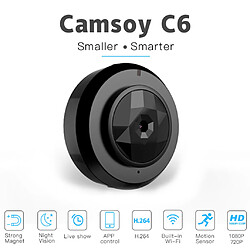 Camsoy C6 IP Mini caméra WiFi sans fil P2P Télécommande Night Vision caméscope Noir