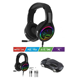 Spirit of Gamer CASQUE GAMER PRO H8 POUR XBOX ONE - SERIES X | S - PC /Stéréo /SWITCH PS4 PS5 + Souris PORSCHE DESIGN HQ