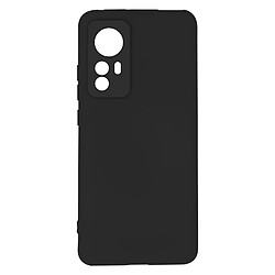 Avizar Coque pour Xiaomi 12T et 12T Pro Semi-rigide Soft-touch Fine noir