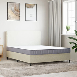 vidaXL Matelas en mousse moyennement doux 160x200 cm