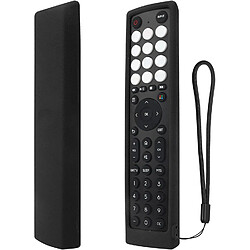 SANAG Housse Coque En Silicone Pour Hisense Vidaa Tv Telecommande En2D36H En2J36H En2F36H Erf2S36H, Etui De Protection Pour Hisense Tv Telecommande, Antiderapage, Antisismique, Lavable-Noir