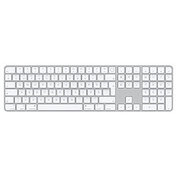 Apple Magic clavier USB + Bluetooth Suédois Aluminium, Blanc