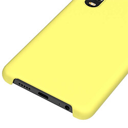 Wewoo Coque Étui de protection en silicone couleur unie anti-gouttes pour HuP30 (jaune)