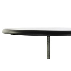 Acheter Pegane Table d'appoint en bois et métal coloris naturel noir - diamètre 60 x hauteur 105 cm