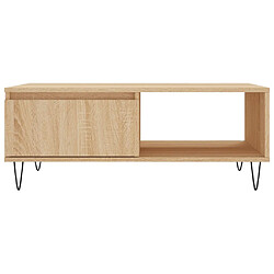 Acheter vidaXL Table basse chêne sonoma 90x60x35 cm bois d'ingénierie